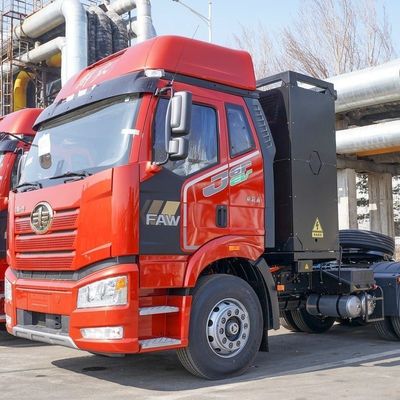 FAW Jiefang J6p Schwerlastwagen 6X4 reiner elektrischer Wechselzug mit 12 manuellen Getrieben