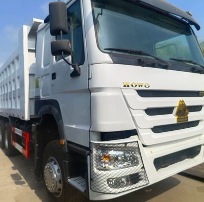 Handgetriebe 6X4 Dump Truck mit hydraulischer Lenkung und Leistungshilfreifen