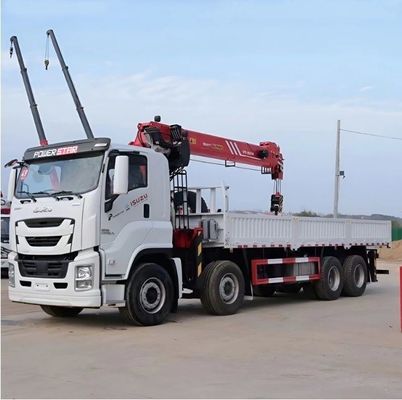 Unbemüht 8X4 16t Hydraulischer Gerade Boom LKW Montierter Kran Mobiler Kran LKW