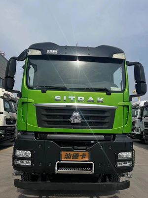 Gebraucht 440 PS 8X4 Dump Truck mit 7,2 Meter Ladekapazität und Klimaanlage Kabine