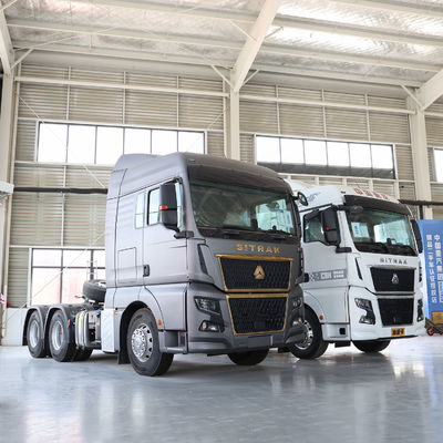 6 Monate Nachverkaufsservice 480 PS CNG-Traktor mit Luftaufhängungssitz 1000L Tank
