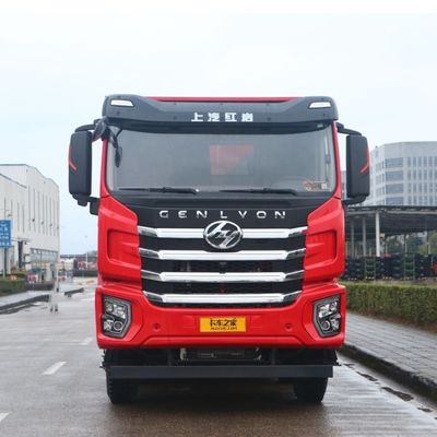 Reifen-Anpassung Saic Hongyan Jiehu H6 6X4 Traktorfahrzeug für Schwerlastbau