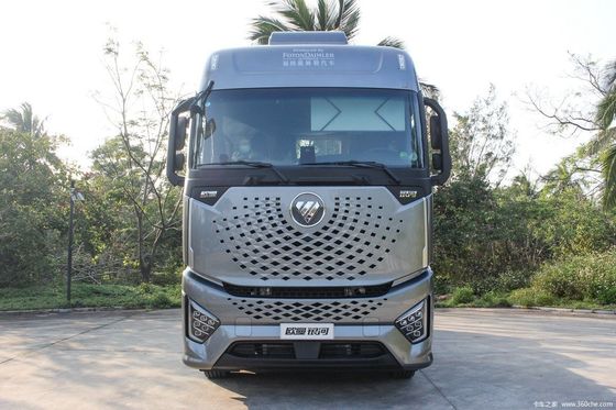 CNG-Traktor mit hohem Drehmoment mit Luftaufhängung 6,8x2,5x3,8 m und Schleppwagen