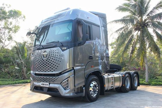 CNG-Traktor mit hohem Drehmoment mit Luftaufhängung 6,8x2,5x3,8 m und Schleppwagen