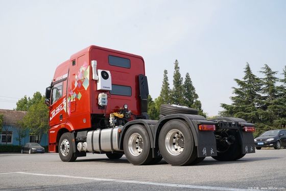 Handgetriebe und 400L Kraftstoffbehälter Schwerlast 420PS Traktor-Lkw mit Anhänger