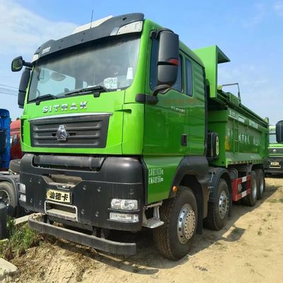 Sinotruk Dump Truck Chassis Material der Frachtbox aus Kohlenstoffstahl und Emissionsstandard Euro 3