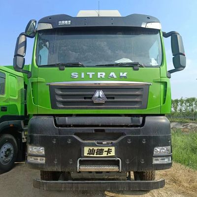 Sinotruk Dump Truck Chassis Material der Frachtbox aus Kohlenstoffstahl und Emissionsstandard Euro 3