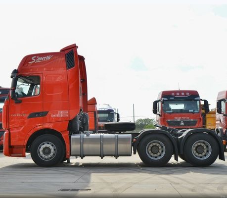 6X4 Gebraucht FAW Jiefang J7 Schwerlastwagen 550 PS Nationaler Fünf Amt Automatiktraktor mit Teilen