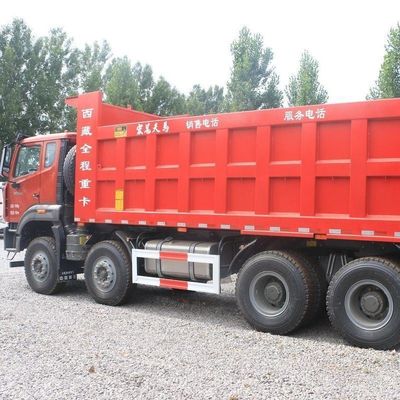 21-30 t Kohlenstoffstahlfrachtwagen FAW 8X4 Lkw mit Reifen und hydraulischem Servolenkungssystem