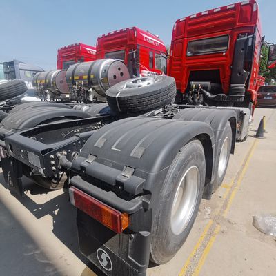 400L Kraftstoffbehälter Shacman Traktor-Lkw mit Handgetriebe und Luftaufhängung