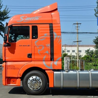 Individuell angepasster schwerer Shacman-Tipper-Truck mit 400-Liter-Tank und Luftfederung