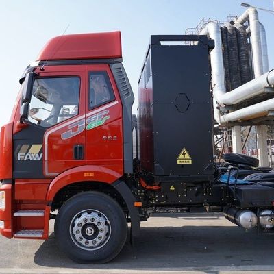 Elektrische Auslagerung FAW Jiefang J6p 6X4 reiner elektrischer Traktor 12-Gang-Handgetriebe
