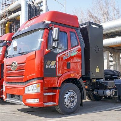 Elektrische Auslagerung FAW Jiefang J6p 6X4 reiner elektrischer Traktor 12-Gang-Handgetriebe