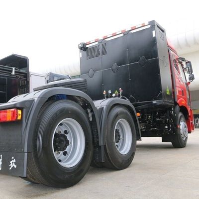 7.36m*2.55m*4m Größe FAW Jiefang J6p 6X4 reiner elektrischer Tauschtraktor 460PS Euro 3