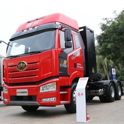 7.36m*2.55m*4m Größe FAW Jiefang J6p 6X4 reiner elektrischer Tauschtraktor 460PS Euro 3