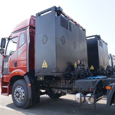 7.36m*2.55m*4m Größe FAW Jiefang J6p 6X4 reiner elektrischer Tauschtraktor 460PS Euro 3