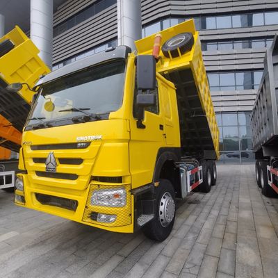 Hovo 6X4 LHD Gebraucht-Dump Truck mit hydraulischer Steuerung und Rohrlosen Reifen