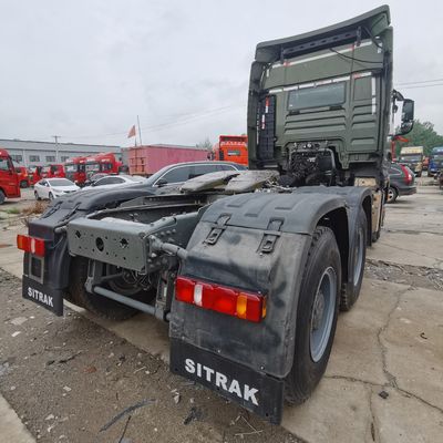 Anhaltswagen mit Kipperanhänger mit ECE-Reifenzertifizierung 480 PS Motor und Kraftstoffbehälter für den Sitz 400 L