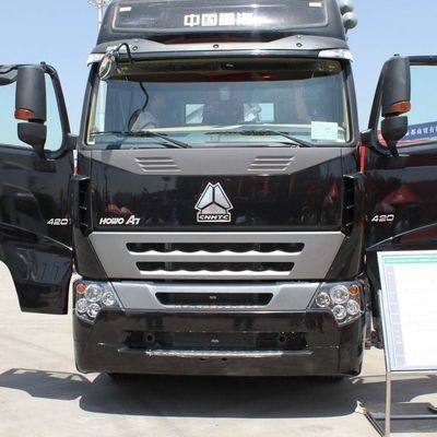 600L Kraftstoffbehälter 420 PS 6X4 Traktor mit ≤ 5 Sitzplätzen Nationaler Schwerlastwagen HOWO A7-Serie