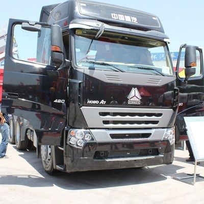 600L Kraftstoffbehälter 420 PS 6X4 Traktor mit ≤ 5 Sitzplätzen Nationaler Schwerlastwagen HOWO A7-Serie