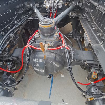 Schleppfahrzeug mit 600 L Tank und Auman-Tipper Euro 5 Emissionsstandard