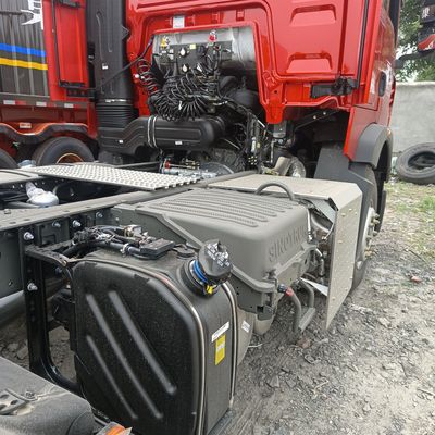 ZZ4257N3247E1H Diesel-Traktor-Lkw mit Luftaufhängungssitz und 1000-Liter-Tank