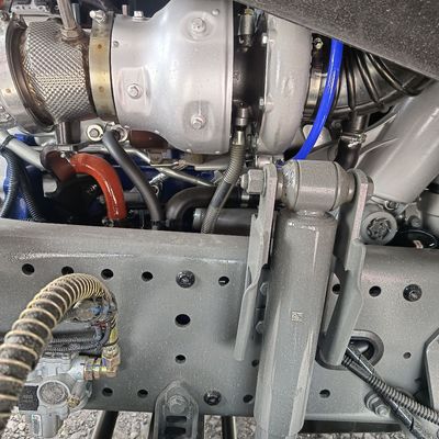400L Kraftstofftank Kohlenstoffstahl ZZ4257N3247E1H Diesel-Schwerlastwagen zum Schleppen von Semi-Anhängern