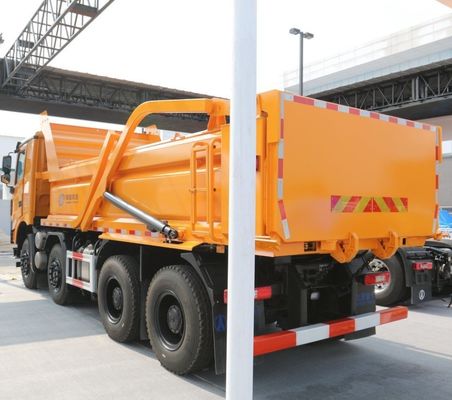Shacman 8X4 Gebrauchtwagen Beiben V3 320 PS Hydraulisches Lenken Selbstdumping Währung US
