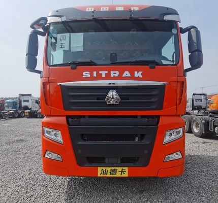 6×4 480 PS Traktorwagen zum Schleppen Halbanhänger Luftfederung Sitz 6,5x2,5x4m Größe