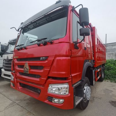 Hydraulische Lenkung und Maschinengestützte Verwendete Sinotruck-Dump Truck mit Reifen ISO zertifiziert