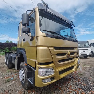 Hohe Kapazität HOWO Diesel-Lkw-Traktor mit 1000L Kraftstoffbehälter und Luftfederung