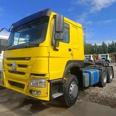 6 Monate Kundendienst Gebraucht HOWO 371HP Traktor Schwerlastwagen für den Transport