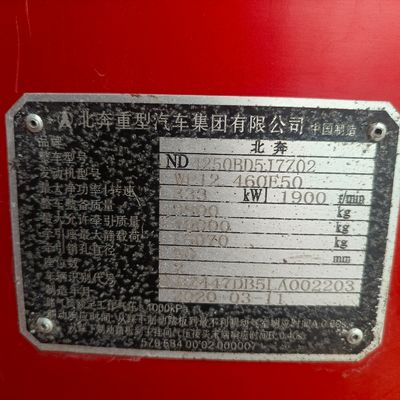 Schwerlastwagen Beiben 6X4 500 PS mit individueller hydraulischer Lenkung