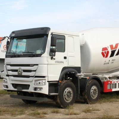 ZZ1257N3647N1 8x4 Gebraucht Sinotruk Truck HOWO 380 PS Betonmischer mit hoher Haltbarkeit