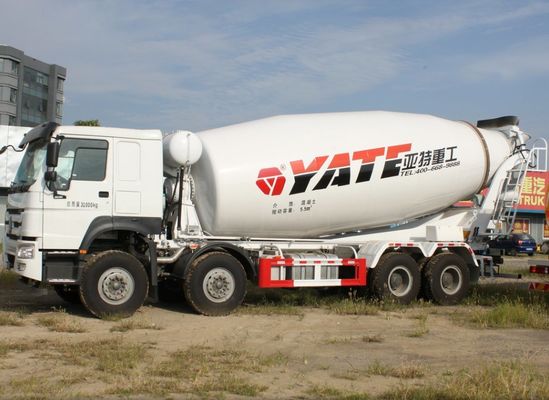 ZZ1257N3647N1 8x4 Gebraucht Sinotruk Truck HOWO 380 PS Betonmischer mit hoher Haltbarkeit