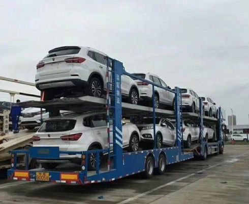 Semi-Trailer für Getreide Erdnüsse Weizen Kohle Mineralien Selbstentladen Getreide Transport