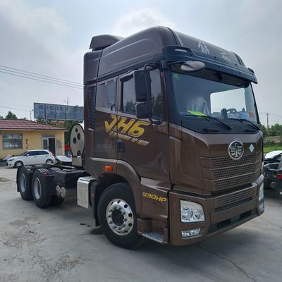 Hohe Nachfrage Jh6 Transport 6X4 Traktoren Lastwagen Gebraucht Dieselfrachtfahrzeuge