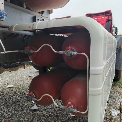 Reifenentwurf Rohrloser kundenspezifischer Second-Hand-Sinotruck Sitrak HOWO 6X4 CNG-Traktor
