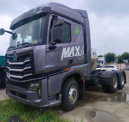 2024 Chinesischer Schwerlastwagen HOWO 6X4LNG540HP Automatisches Getriebe Traktor Transportfahrzeug