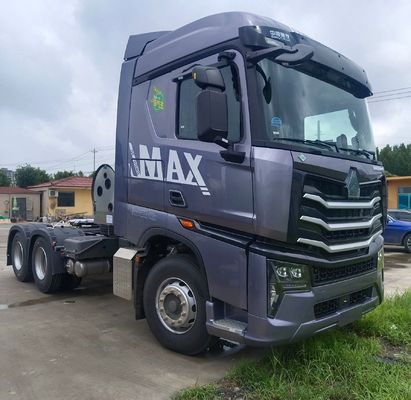 Nationale Schwerlastlastwagen Max HOWO LNG Automatisches Getriebe Schleppwagen Rückerstattungen